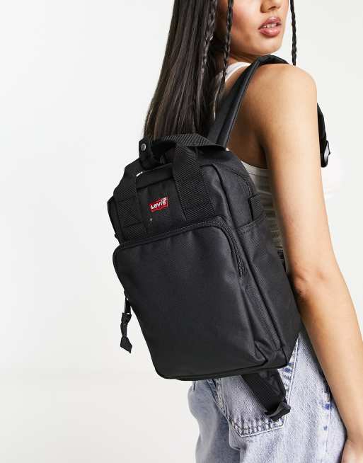 Levi's backpack in black with batwing logo | ASOS