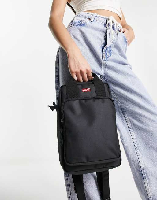 Levi's backpack in black with batwing logo | ASOS