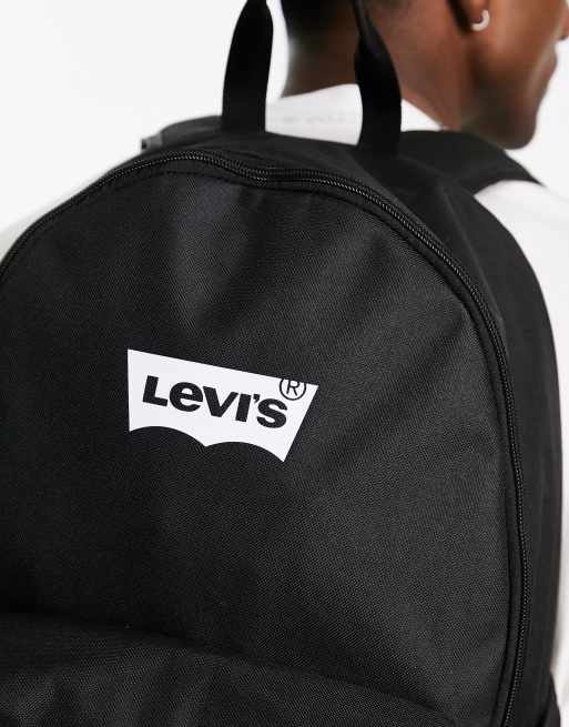 Levi s backpack in black with batwing logo ASOS