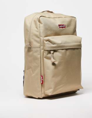 Levi's backpack in tan with logo