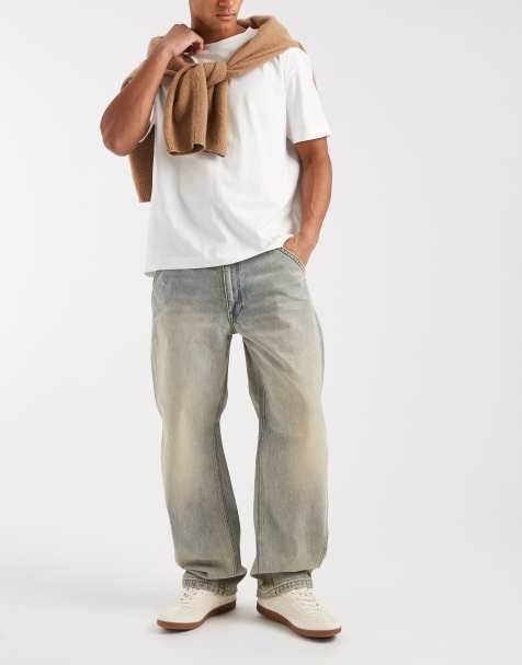 Levi's baggy barrel jeans in light vintage wash - view 1