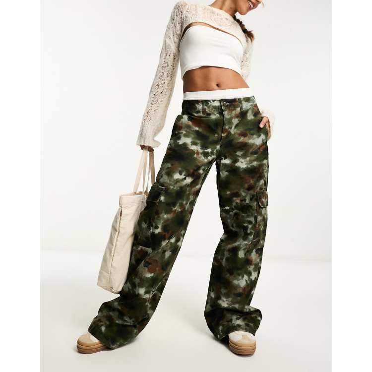 Green LEVI'S Baggy Cargo Track Pants