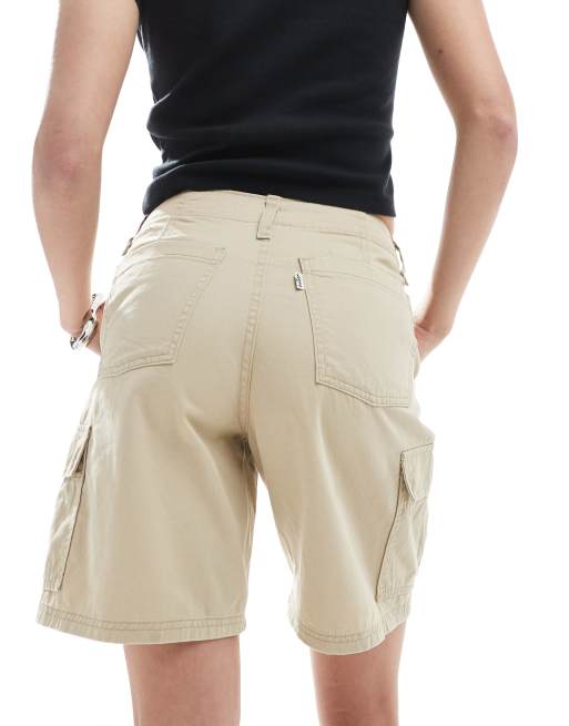 Levi's buggy cargo shorts　w38 Levi's baggy cargo shorts in beige | ASOS