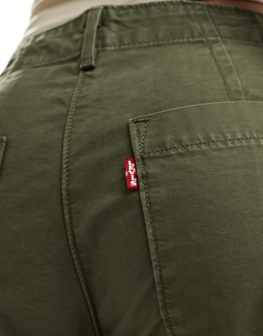 Levi's olive hotsell green jeans