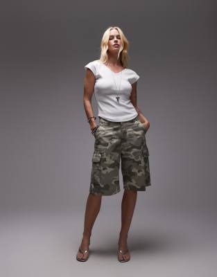 Levi's Baggy Dad Cargo Shorts In Gray