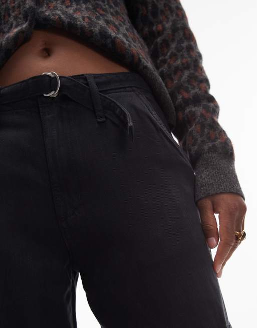 Levi's baggy dad cargo trousers in black, 4 of 5