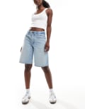 [Levi's] Levi's baggy dad denim jorts in light blue W23 Light Blue