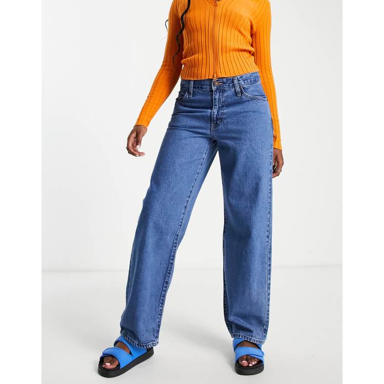 Levi's baggy dad jean in mid wash blue | ASOS