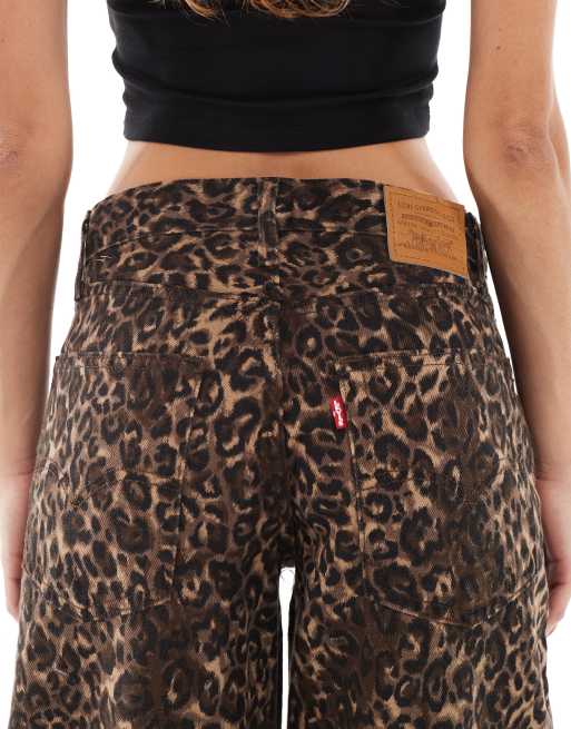Levi's - Baggy dad-jeans med leopardprint , 4 af 5