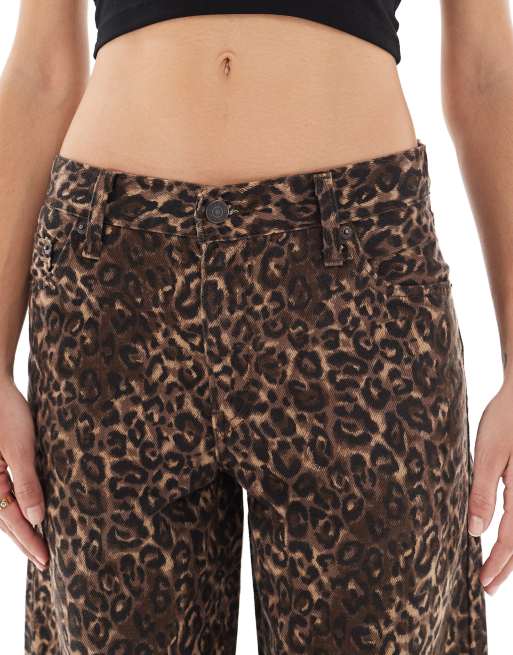 Levi's - Baggy dad-jeans med leopardprint , 5 af 5