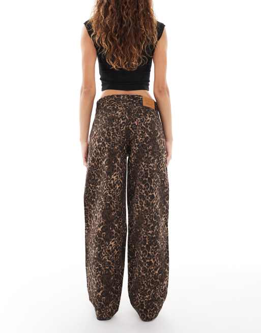 Levi's – Baggy Dad-Jeans mit Leopardenprint , 2 von 5