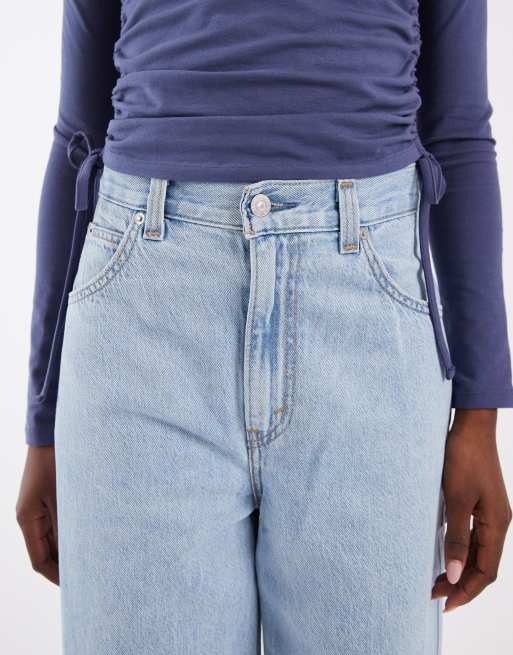 Levi's baggy denim jeans met cinch in lichte wassing, 5 van 5