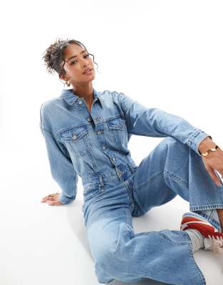 LEVI'S BAGGY DENIM OVERALL JUMPSUIT 