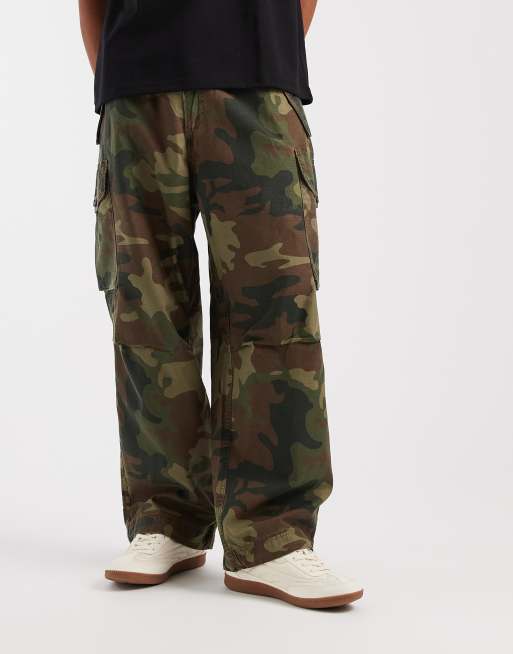 Levi's baggy field cargo trousers in camo print, 2 of 5
