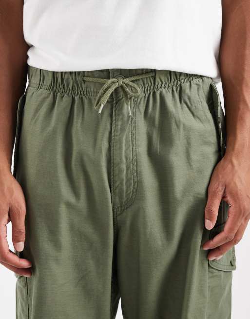 Levi's baggy field cargo trousers in khaki, 5 of 5