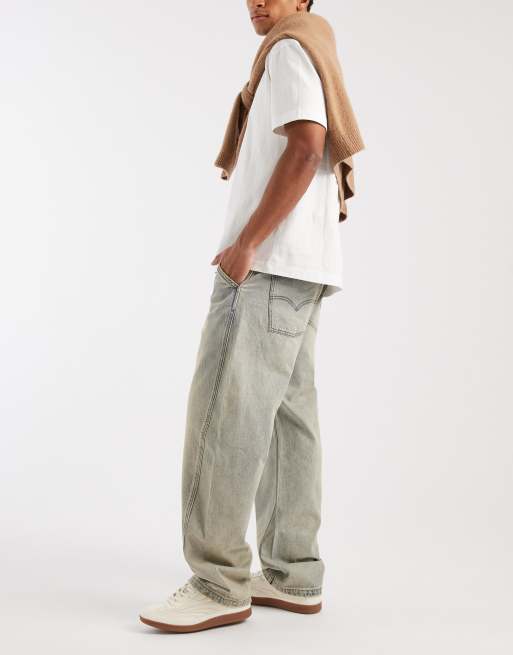 Levi's - Baggy jeans met ballonpijpen in lichte vintage wassing , 3 van 5
