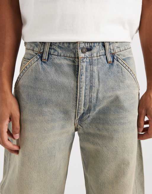 Levi's - Baggy jeans met ballonpijpen in lichte vintage wassing , 5 van 5
