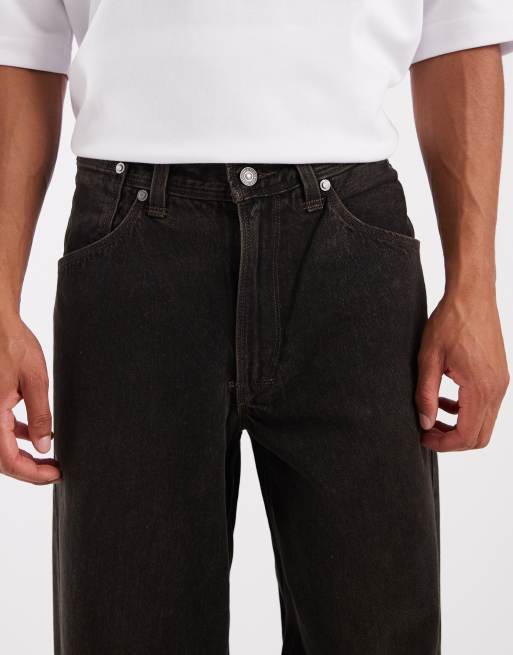 Levi's baggy jeans met wijde pijpen in zwart, 4 van 5