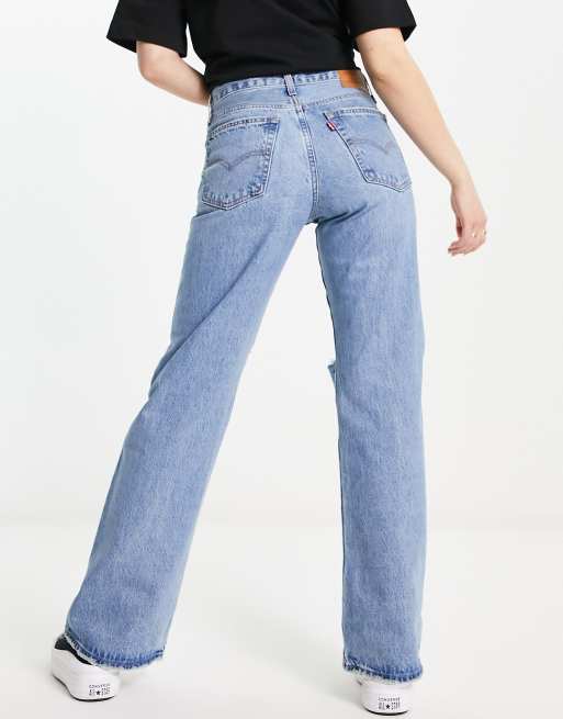 Bootcut light 2024 wash jeans