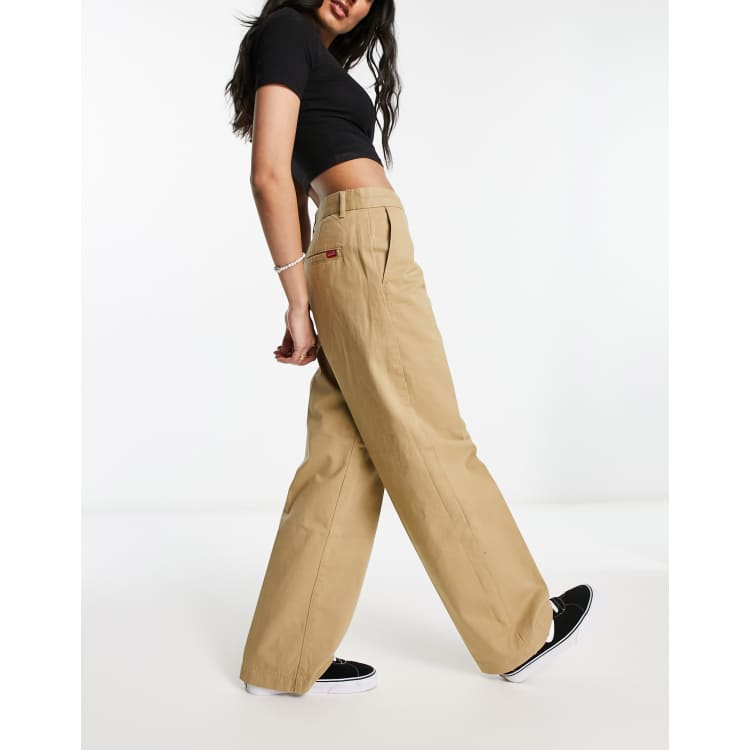 Levi's baggy trouser jeans in khaki