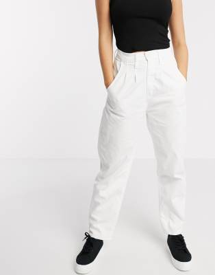 levi's balloon pants white