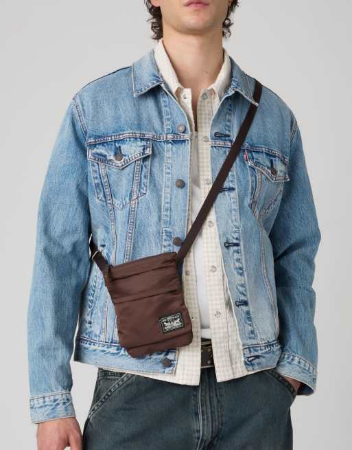 Levi's - bandolera Mission Bay marrón, 4 de 4