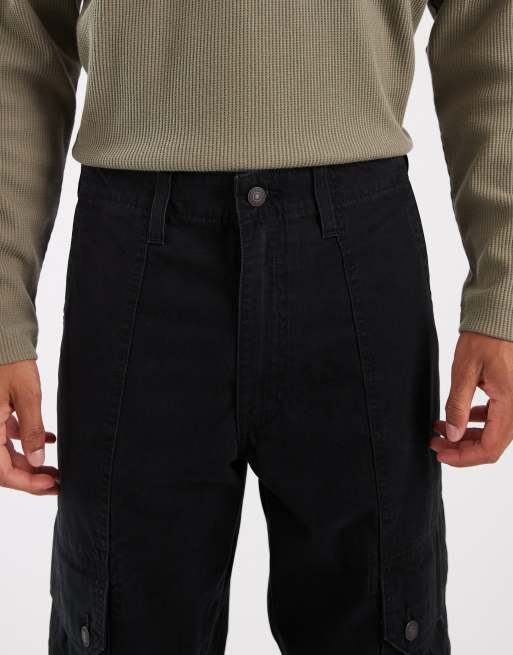 Levi's bardzo luźne spodnie cargo w czerni, 4 z 5