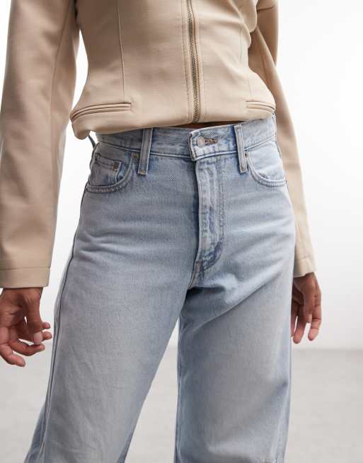 Levi's Barrel-Jeans mit Cinch-Detail in Bleach-Waschung, 4 von 5