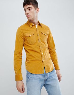 Levi's barstow western shirt mustard | ASOS