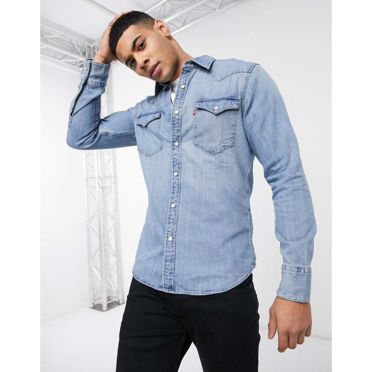 Barstow Western Shirt - Light Wash