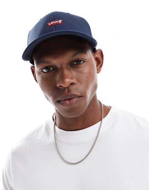 Levi's – Baseball-Kappe in Marineblau mit Flexfit-Technologie und Fledermaus-Logo - view 1