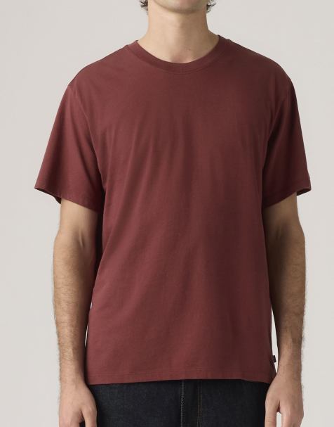 Levi's – Basic-T-Shirt in Rot - view 1