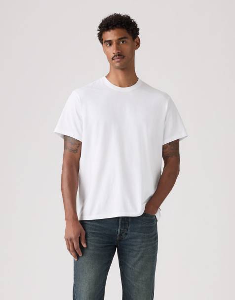 Levi's – Basic-T-Shirt in Weiß - view 1