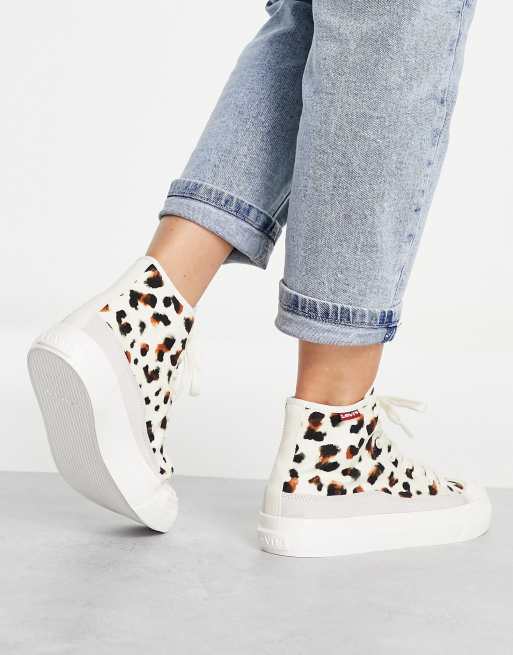 Levi s Baskets montantes imprim l opard ASOS