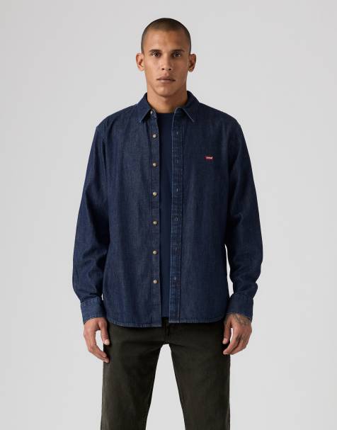 Levi's Battery housemark standard shirt in blue - view 1