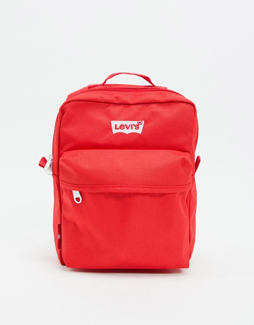 Levi's batwing baby backpack in red