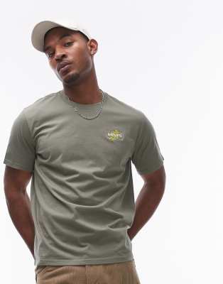 Levi's Batwing Cacti Logo Relaxed Fit T-shirt In Green