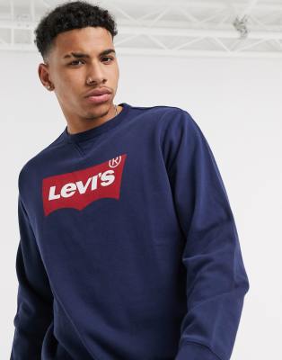 levis batwing crew sweatshirt