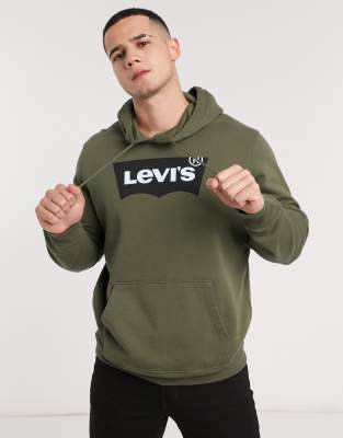 levis green hoodie