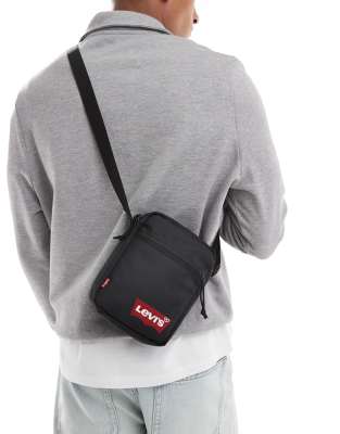 Levi's Batwing Logo Mini Crossbody Bag In Black