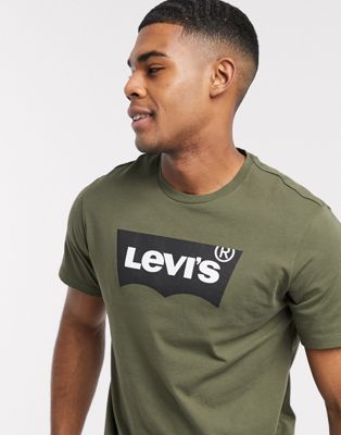 levi's khaki shirt