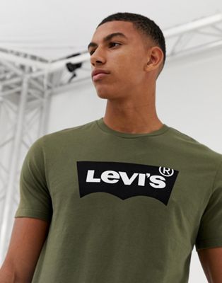 levi's olive green shirt