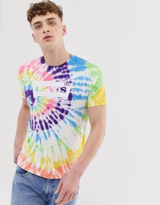 Levi's batwing logo tie-dye t-shirt in 