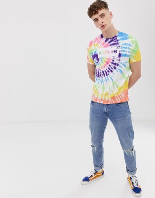 levi's tie dye t shirt