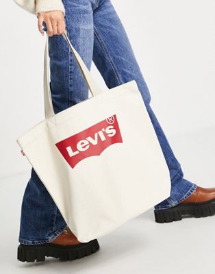 Levi's batwing tote bag in ecru