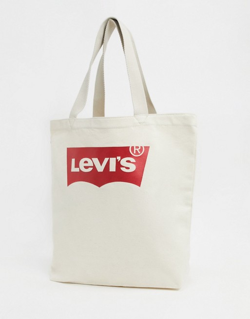 Levi's batwing tote bag in neutural