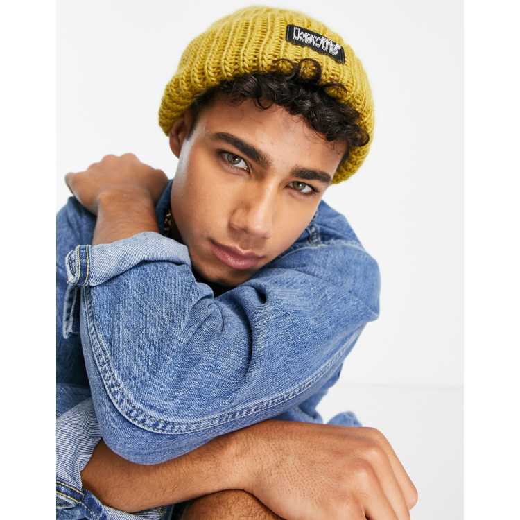 tilskuer Forfalske Visum Levi's beanie in yellow with small logo | ASOS