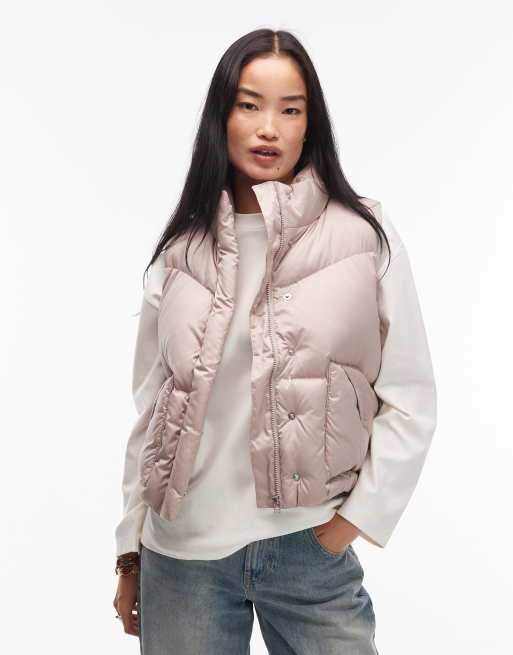 Levi's - Beige dynevest i western-stil