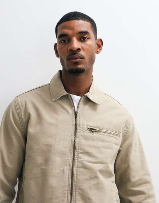 Levi's – Beige garagejacka med dragkedja , 3 av 5
