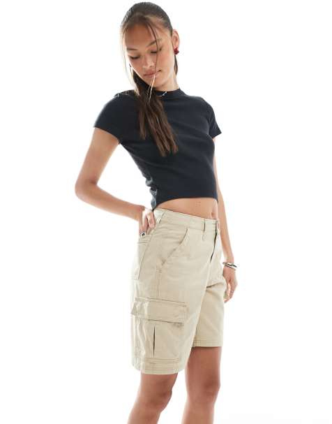 Levi's - Beige posede cargoshorts - view 1